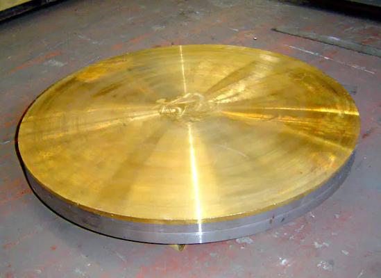 Gr70 Kupferplattierte Platte ASTM B432 Rohrplatte für Wärmetauscher