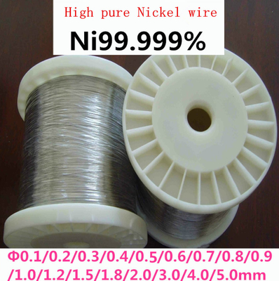 99,6 % reiner Nickeldraht Ni200 Ni201 0,25 mm Nickel-Mig-Draht