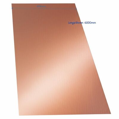 Länge 100 mm 6000 mm Kupferlegierungsplatte ASTM B898 Metallplatte für elektrische mechanische und strukturelle Fertigung