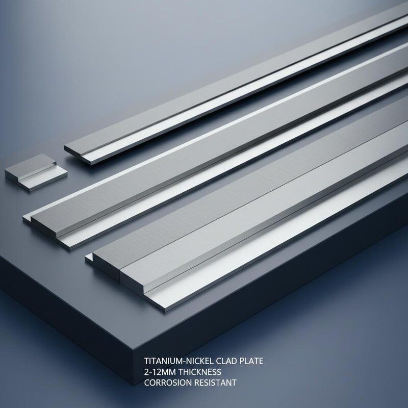 2 bis 12 mm Dicke Titanplatte mit Nickelplatte Metallmaterial Länge von 100 mm bis 6000 mm Korrosionsbeständigkeit